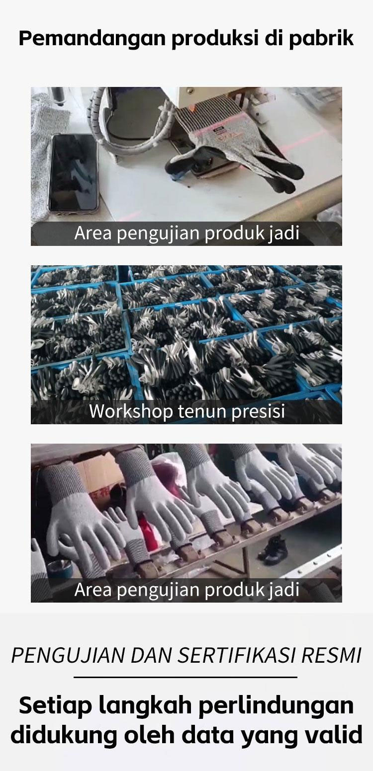 Sarung kaos tangan safety anti sobek
