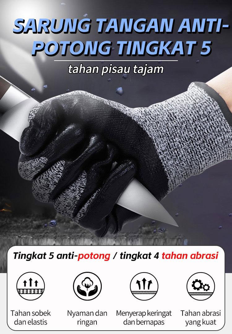 Sarung kaos tangan safety anti sobek