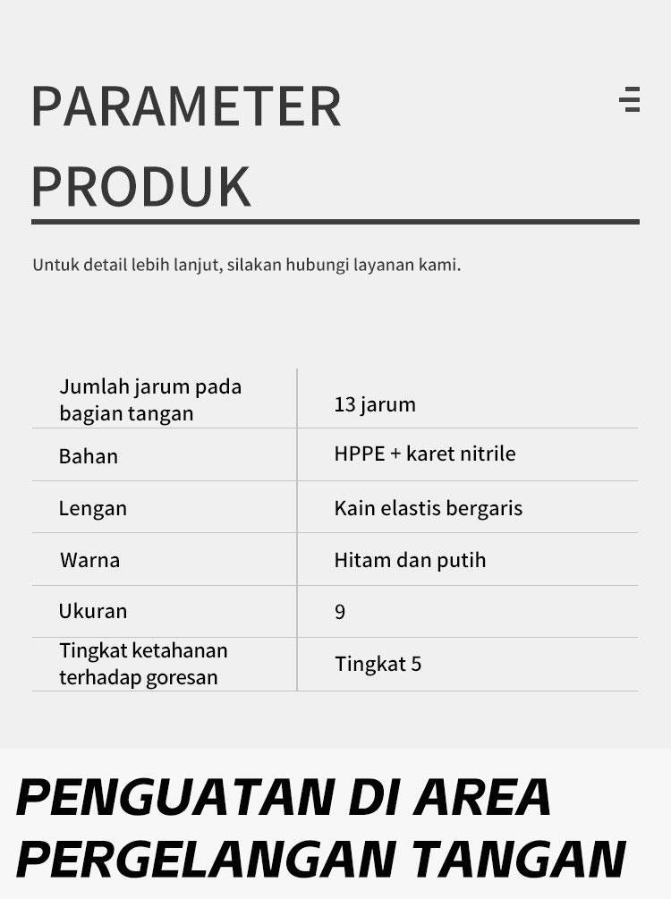 Sarung kaos tangan safety anti sobek