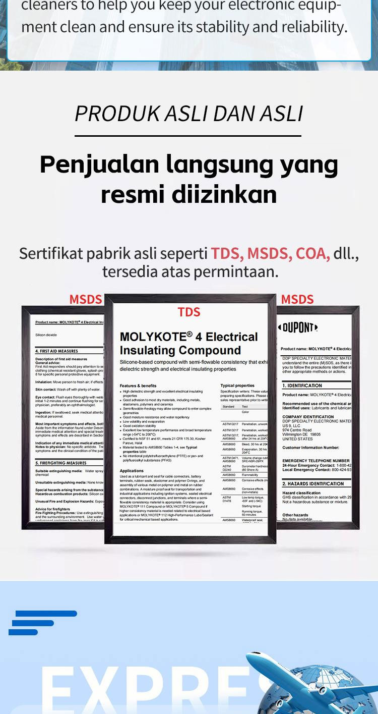 Dow corning dc 4 Gemuk Silikon 150g