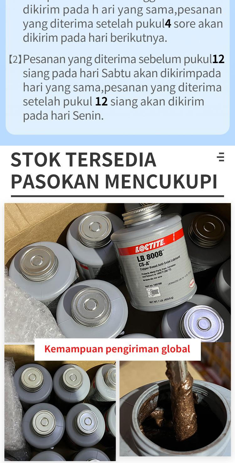 Loctite LB 8008 C5-A Agen Anti-Penyitaan Berbasis Tembaga