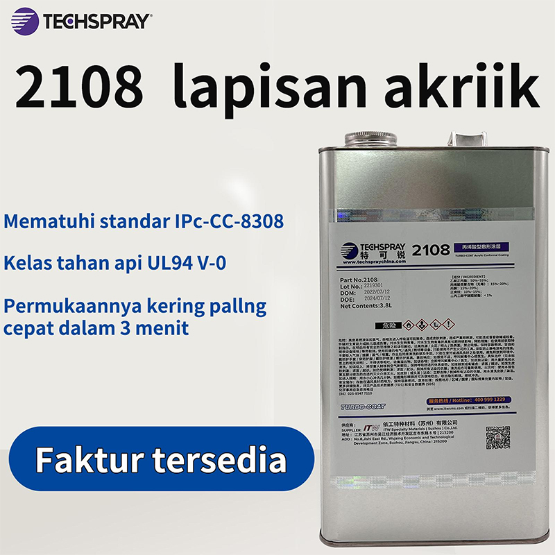  TECHSPRAY 2108 Lapisan Akriik S